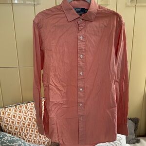 Polo by Ralph Lauren Red Dress Shirt Classic Cotton
